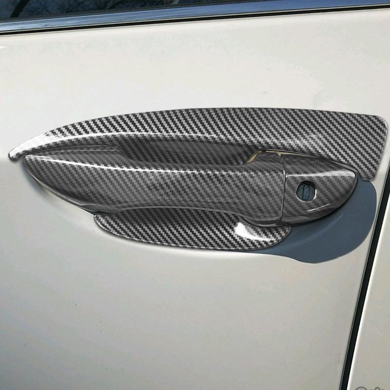 Car Decoration Door Bowl Handle Cover For Toyota Corolla Levin 2014-2018 Carbon Fiber Accessories Exterior Styling