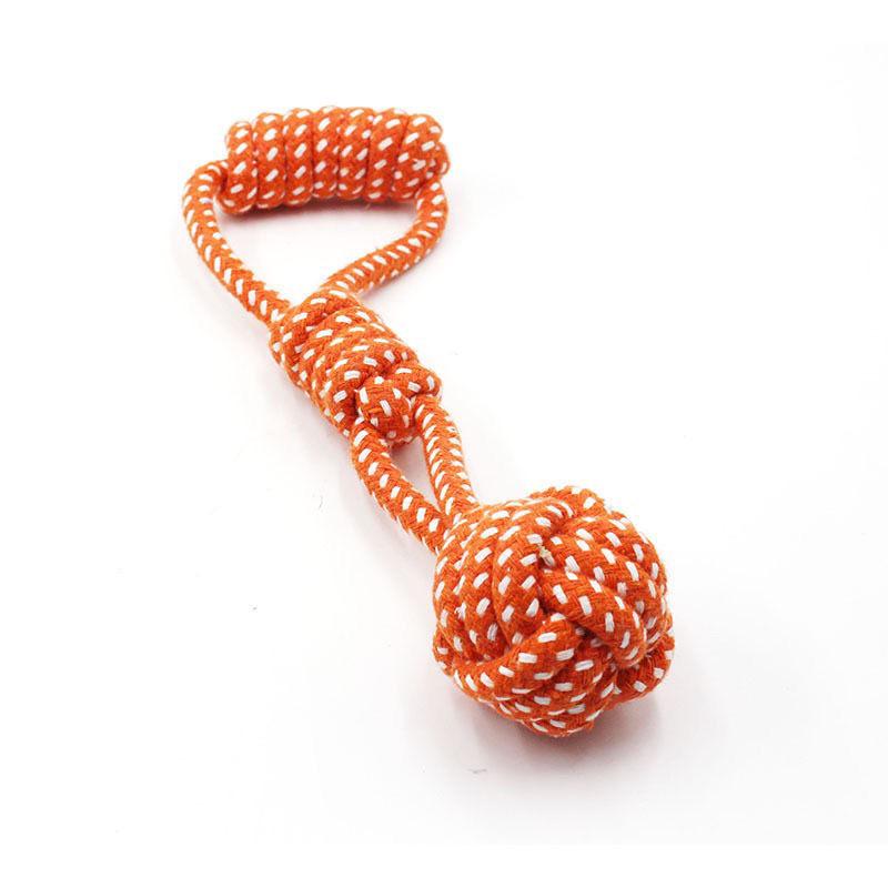 

Интерактивная игрушка-узелок для чистки зубов и дрессировки щенка, устойчивая к укусам