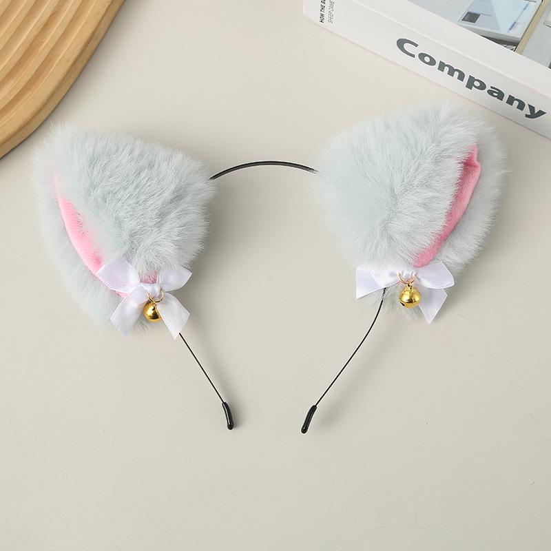 Cute Bell Choker & Cat Ear Headband Set - Cosplay Sweet Maid Atmosphere Accessories