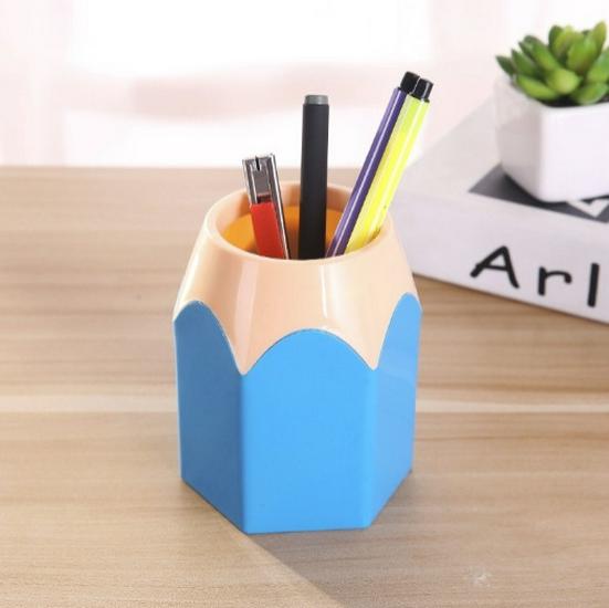 Multifunctional Contrast Color Pencil and Pen Storage Holder