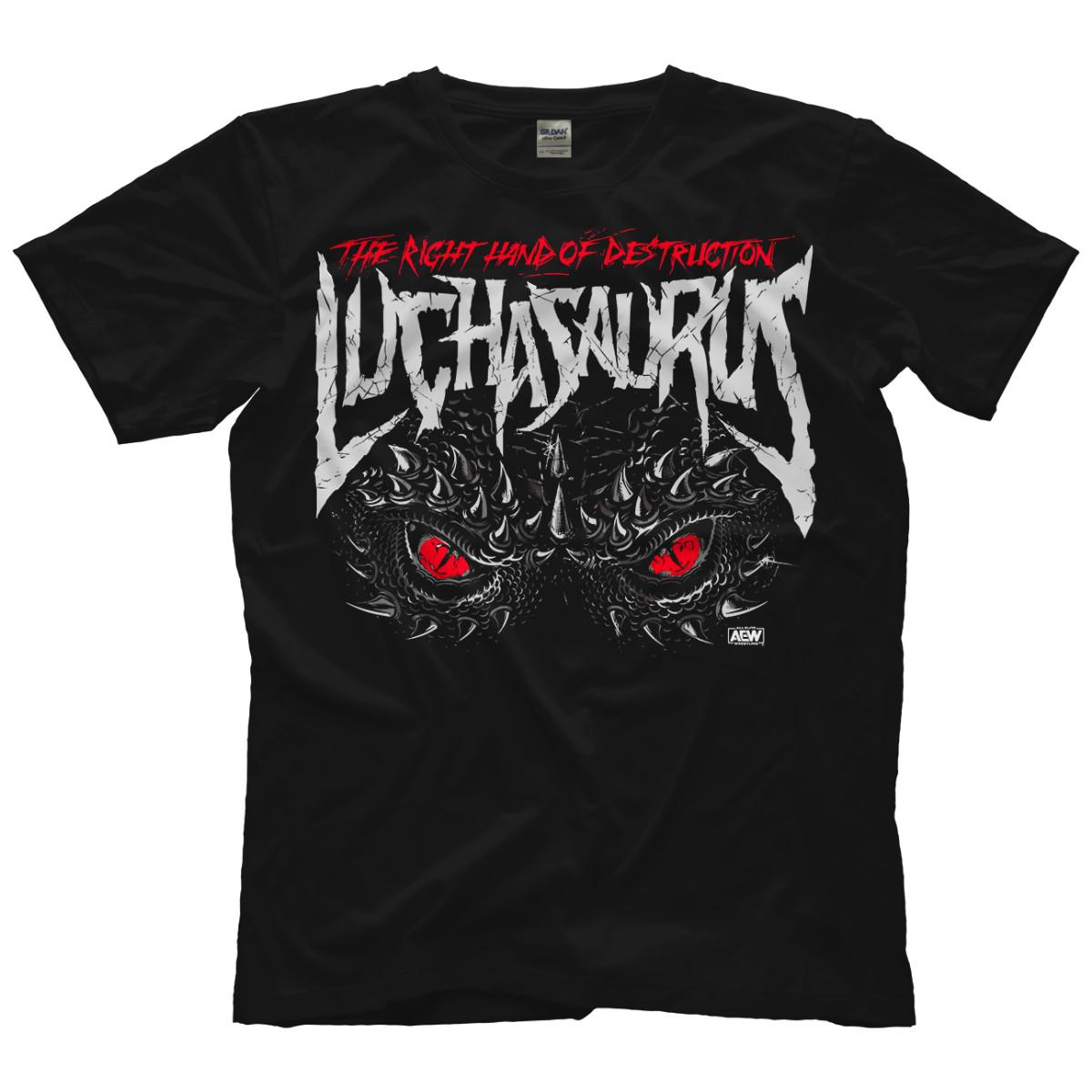 Luchasaurus - The Right Hand of Destruction AEW Official T-Shirt S разноцветный