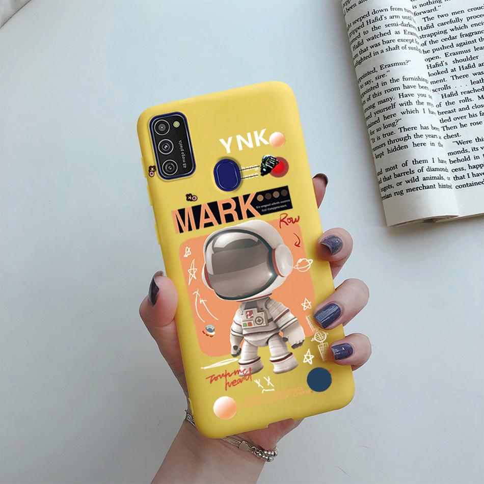 Cute Cartoon Case For Samsung Galaxy M51 M31 M21 M31S M21S M30S Case Candy Colorful Anime Painting TPU Silicone Cover Case Funda