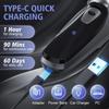 Electric Rotary Shaver Razor for Men Type-C Rechargeable Shaving Beard Machine Wet & Dry Use Hair Cutting Trimmer