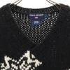 POLO SPORT RALPH LAUREN Wool blend hand knit Long sleeve V neck sweater Men's Used