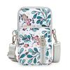 Blumenprint Design Mode Umhängetasche Mehrere Taschen Handgelenktaschen Freizeit Trendig Leicht Mini-Geldbörse Clutch