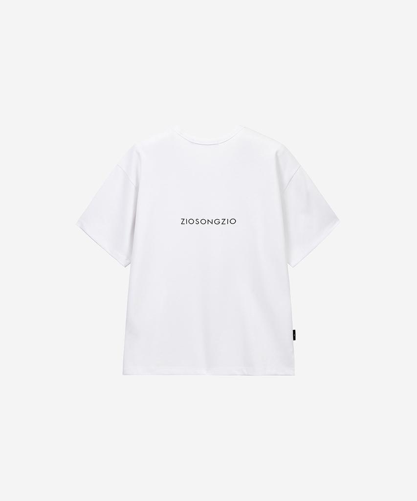 ZIOSONGZIO Zszo Essential T-Shirt White Zi3Ts702Wh