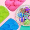 Handmade Easter Egg Mold Egg Shape Chocolate Tray DIY Silicone Mold  Easter