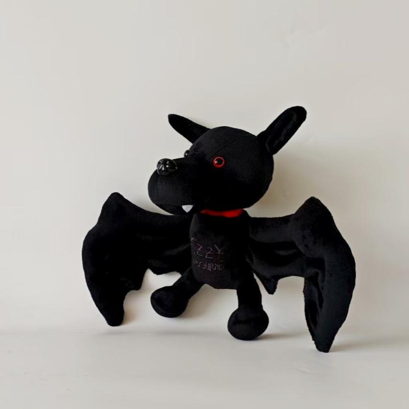 Ozzy Osbourne Bat Plush Toys Halloween Bat Stuffed Dolls Simulated Bat Home Party Decor Gifts