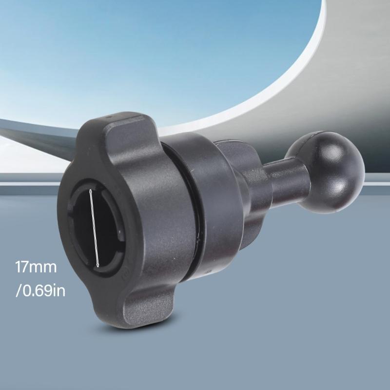 Adjustable Car Air Vent Mount Holder With 17mm Ball Head For Mobile Device Support Stable Phone Positioning During Drive