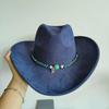 new western cowboy hat men suede hat wide brim cowboy hat with belt viet knight hat women sun protect cowgirl hat light hat