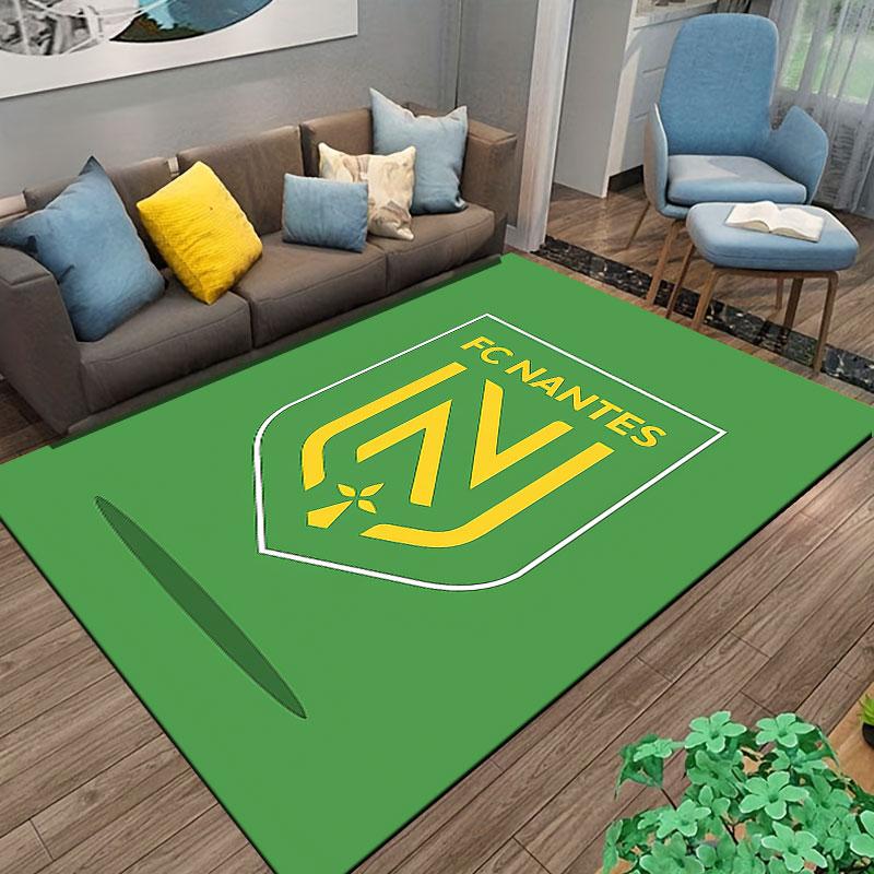 FC Nantes Logo Carpet suitable as a non-slip mat for the living room or bedroom sofa