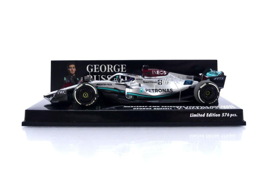 Minichamps Petronas W13E Russell AUS GP 2022 3rd Place Finished Model 1/43 M-AMG