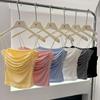 Solid Color Ruched Spaghetti Strap Tank Top