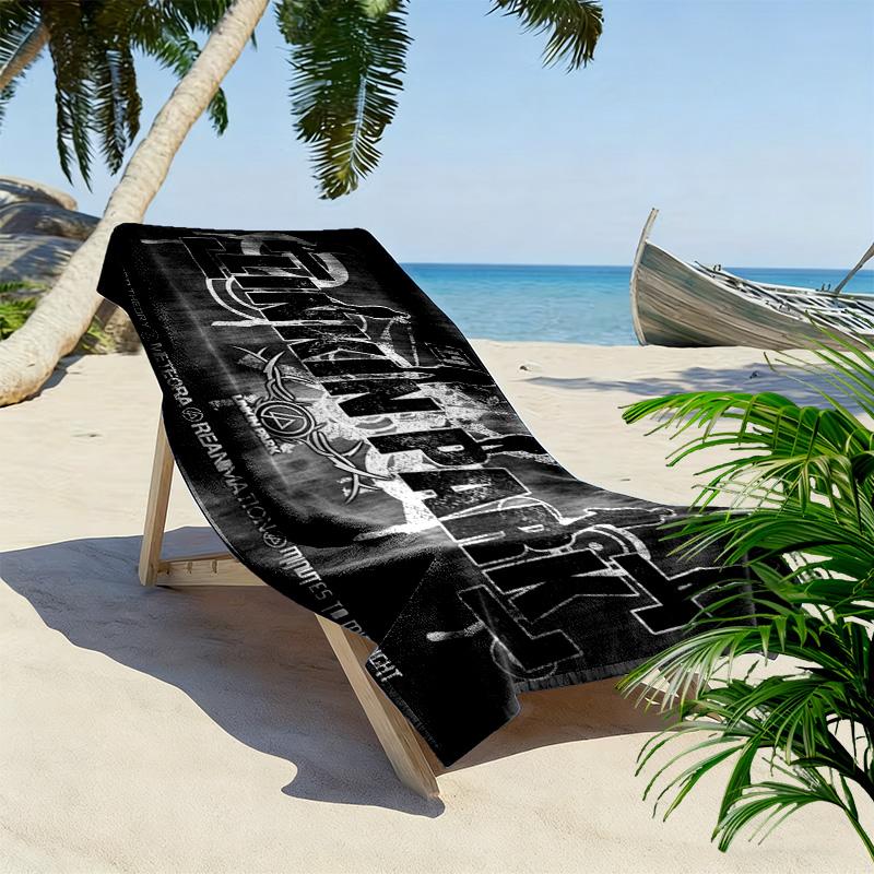 Linkin Park music poster 2D Flat Print Beach Towel, Large Soft Quick Dry Towel for Beach Camping SwimmingXSTJ0915422