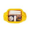 Versatile Solid Color Women Beach Clutch Bag Large Capacity Soft Elastic Crochet Handbag Hollow Out Dumpling Purse Summer Season