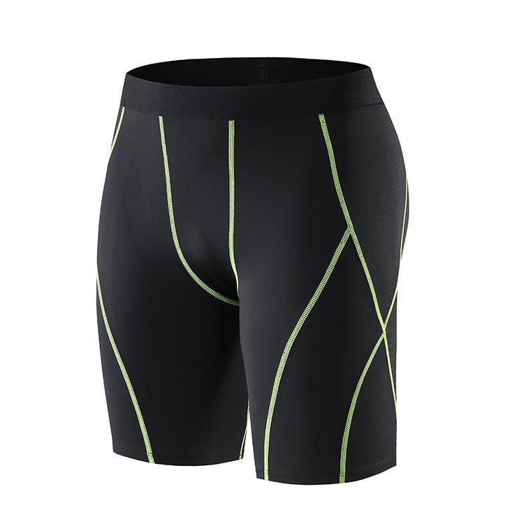 Men s Elastic Quick-Dry Basketball Compression Shorts for Fitness, Running, and Yoga S
