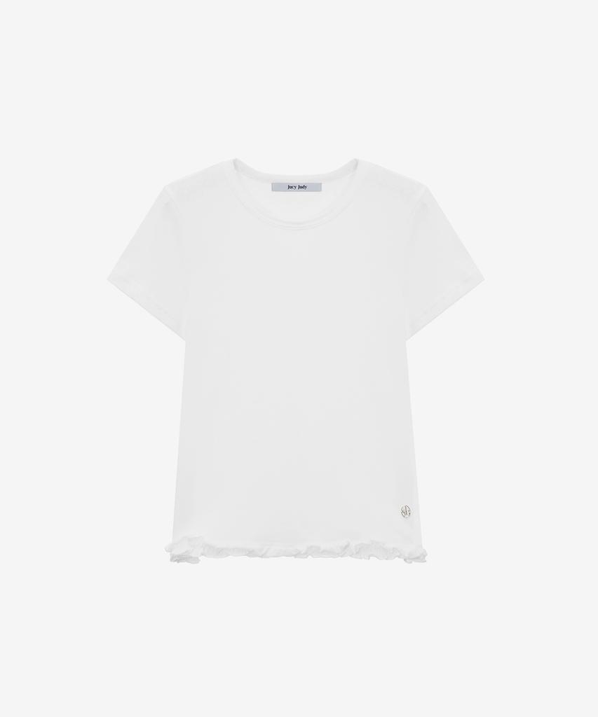 JUCYJUDY Frilled Hem Short Sleeve T-Shirt Jzts329B