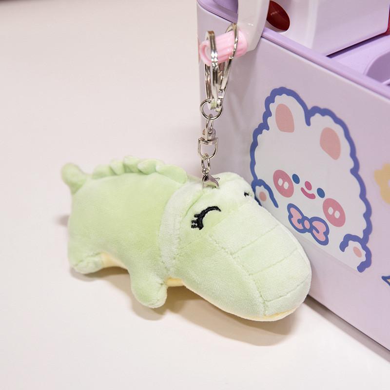 Adorável Almofada de Pelúcia Jacaré Mãe e Bebê com Pelúcia Curta Macia para Crianças