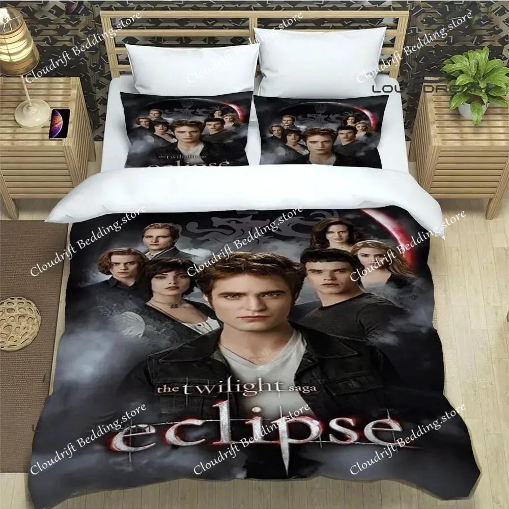 Die Twilight Saga Bedruckte Bettwäsche-Sets Exquisites Bettwaren-Set Bettbezug Bettdecke Bettwäsche-Set Luxuriöses Geburtstagsgeschenk