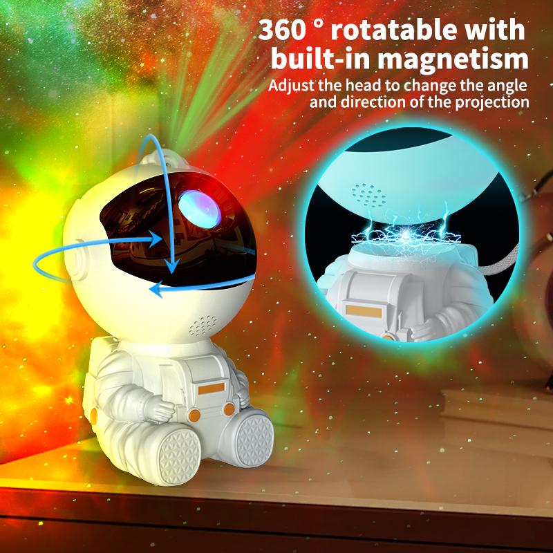 Galaxy Projector Astronaut Nebula Projector with Remote Night Light for Adults, Children's Playroom/Home Theater/Ceiling/Gift