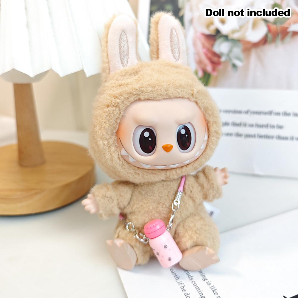 

Для 17 см Кукольная одежда Лабубу Модная одежда Толстовки Кукольная одежда Цветовые толстовки Кукольные аксессуары Милые украшения Маленькая одежда 07#