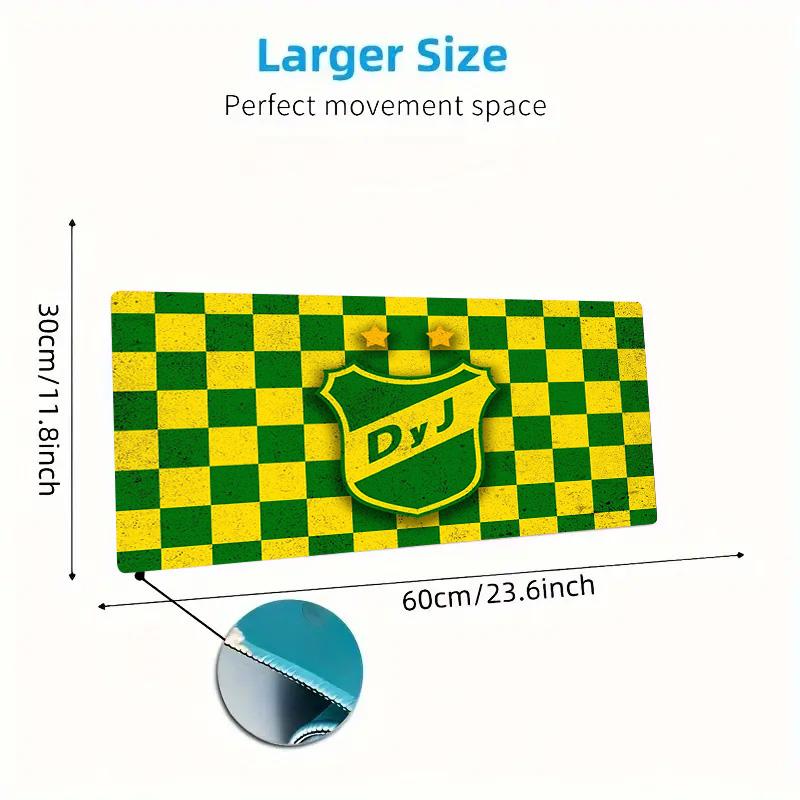 Defensa y Justicia Color Mouse Pad Large Gaming Table Cushion Non-slip Laptop Tablet Big Mousepad XXL Mat Mini PC Playmat With Lock edge