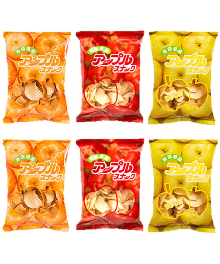 Assortment of 3 Types of Apple Snacks 3 Types of Flavors Change Depending On the Season 6 Pieces Assorted