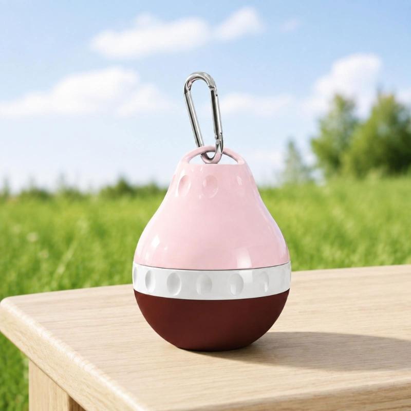 Portable Pet Water Dispenser for Dog and Puppies, Clip-On Travel Water Bottle for Walking, Camping, and Quick to Carry, Leakproof, 200ml
