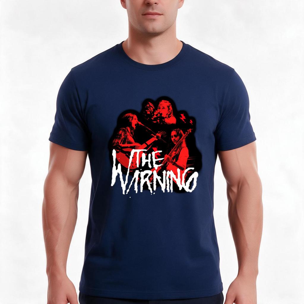 The Warning Band Is A Rock Band Our New Collection Tshirt Summer Casual Cotton Tee Oversized Streetwear Tops 100 Cotton
