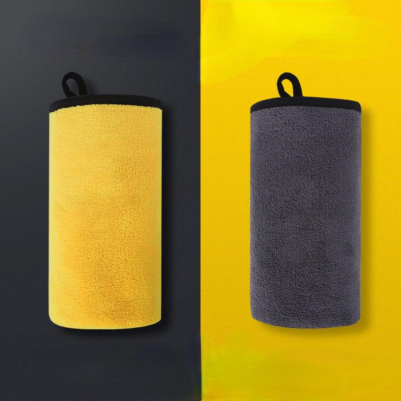 Car Microfiber Cloth Wash Towel Microfiber Cleaning Cloth Car Wash Drying Towel Auto Detailing Coral Velvet Thickened Car Towel