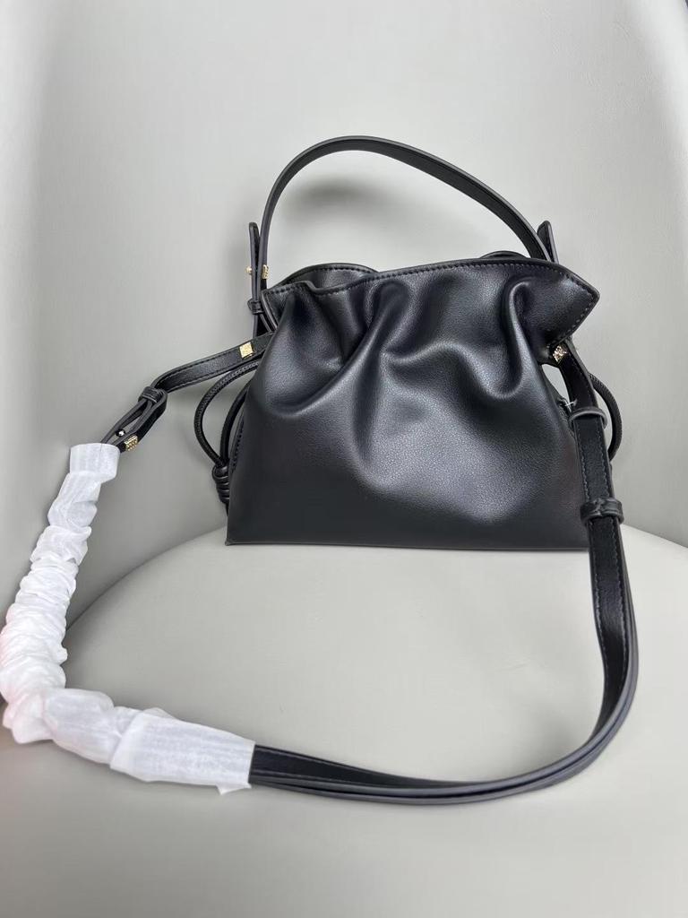 2024 Luojia Měkká hovězí kůže Kbelíková taška: Všestranná velká a malá kabelka, taška přes rameno a taška messenger pro ženy