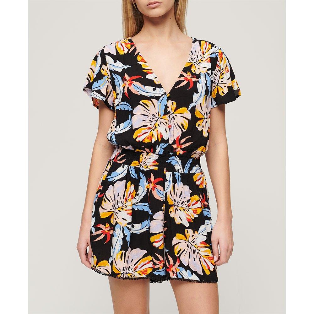 Superdry Damen Orange Kurzer Jumpsuit Beach - Bild 2
