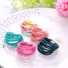 100PCS/bags  2mm Diameter 3cm  Kids Nylon Elastic Hair Bands Ponytail Holder Rope Elasticity Hair Ties for DIY Hair Accessories