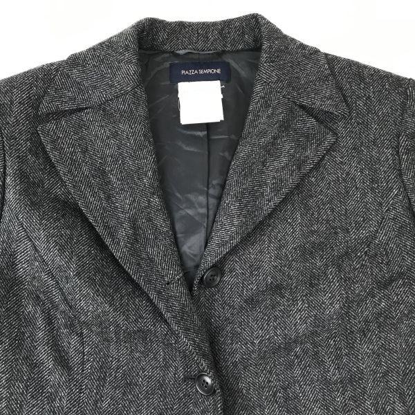 Piazza Sempione Autumn Winter Single Suit Knee-Length Skirt Fully Lined Women M 38 Gray