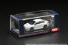 HJ64 Subaru WRX STI with Optional Display Crystal White Finished Product HJ641040W 1/64 RA-R Equipment/engine Model, Pearl,