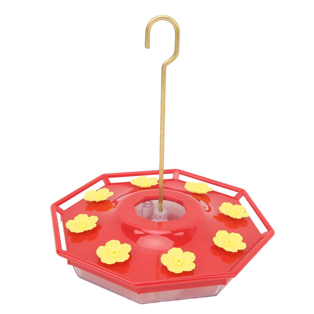 8 Yellow Flower   Feeder Plastic   Feeder with Copper Hook for Outdoors Hanging