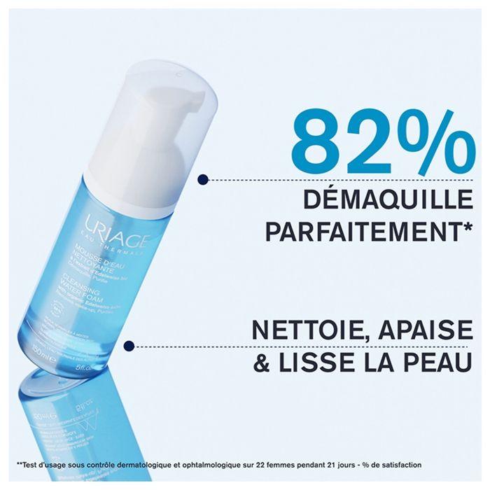 Uriage Mousse d'Eau Nettoyante Démaquillante 150 ml