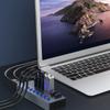 USB 3.0 Extension Hub With 7 Port And Individual LED Indicators for Efficient Data Transfer On Computer