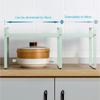 Telescopic Kitchen Storage Rack Layered Shelf Cupboard Sink Dishes Condiment Counter Storage Microwave Shelf Kitchen Organizer