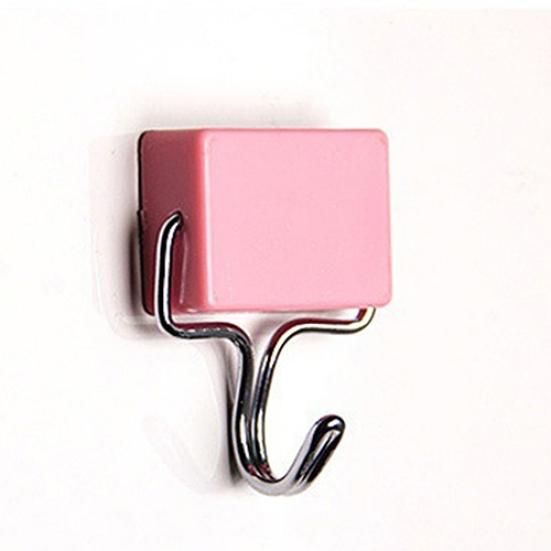 Self Adhesive Magnetic Hook Hanger Bag Keys Bathroom Kitchen Holder for Fridges