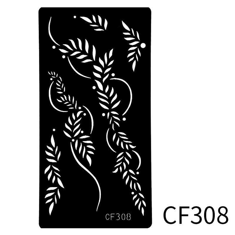 Autocolant de Frumusețe Autocolant Tatuaj Gol Șablon Autocolant Tatuaj Indian Hannah 3D