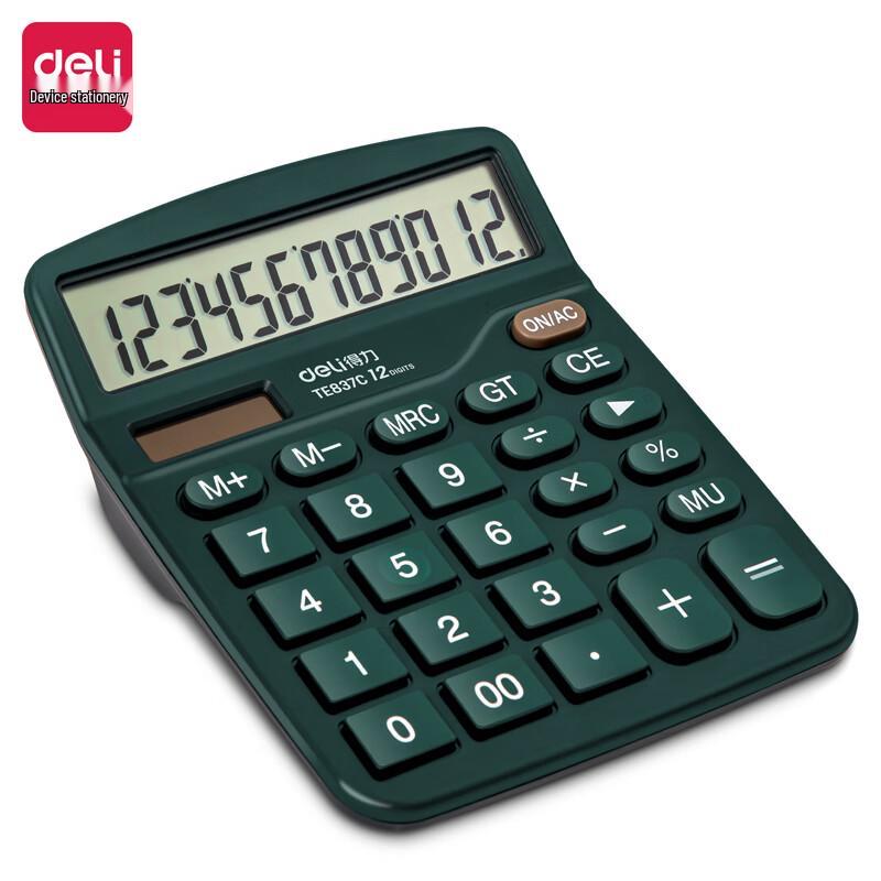 Deli Solar Portable Office Calculator