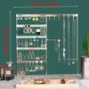 1Set Detachable Jewelry Stand, Multi-Purpose Jewelry Display Organizer Rack for Necklaces Earrings Rings ZSY