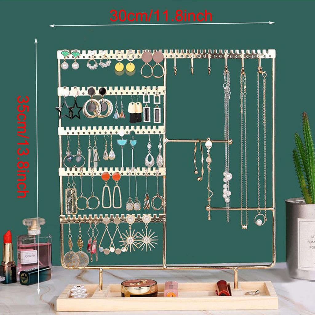 1Set Detachable Jewelry Stand, Multi-Purpose Jewelry Display Organizer Rack for Necklaces Earrings Rings ZSY