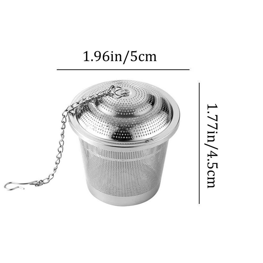 Stainless Steel Mesh Tea Infuser with Lid Coffee Filter Tea Infuser Filter Reusable Multi-functional Tea Strainer