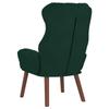 Armchair Dark Green 69 X 74 X 93 Cm Velvet