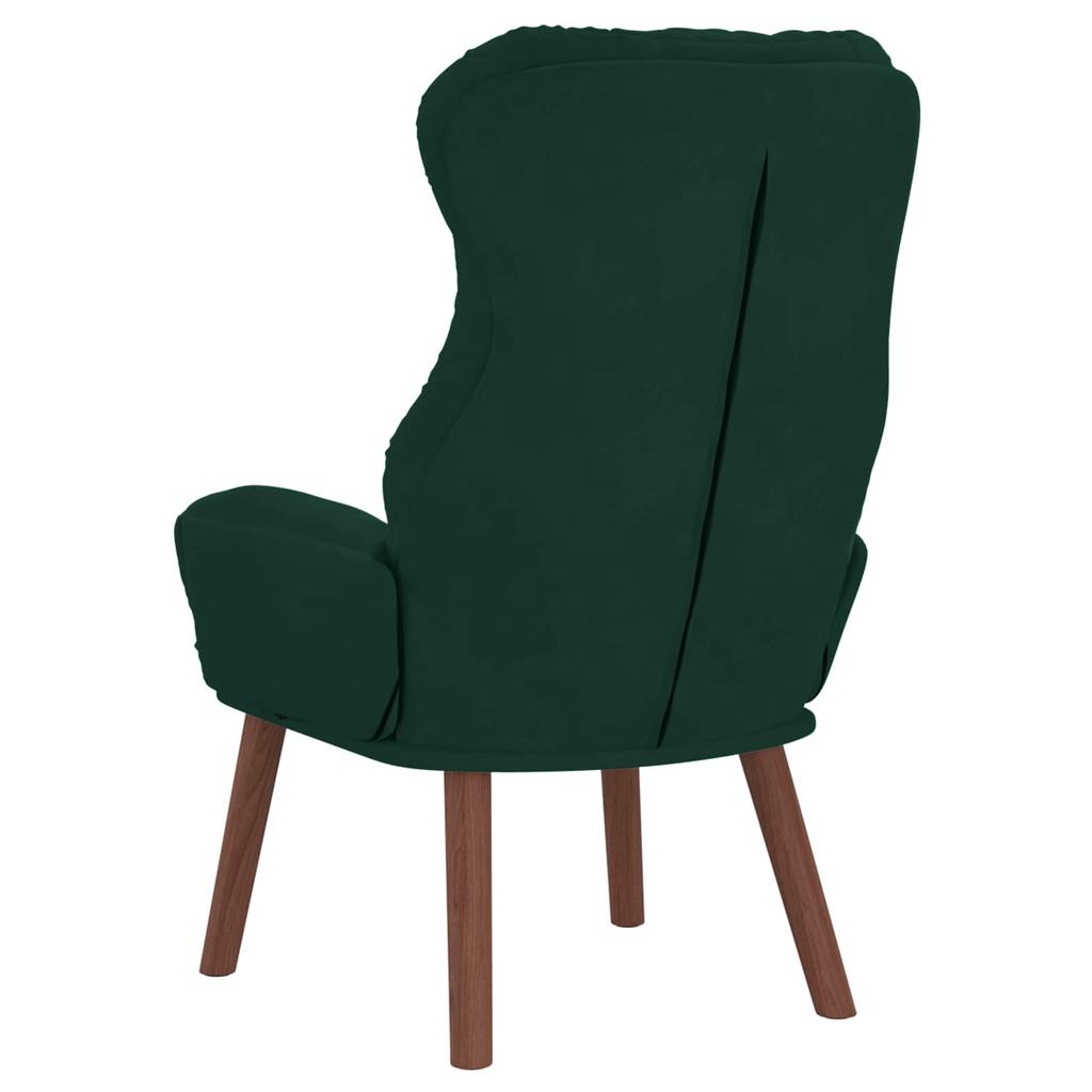 Armchair Dark Green 69 X 74 X 93 Cm Velvet