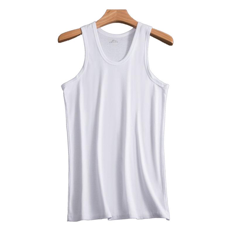 Men's Lightweight Breathable Cotton Y-Back Tank Top for Fitness and Sports