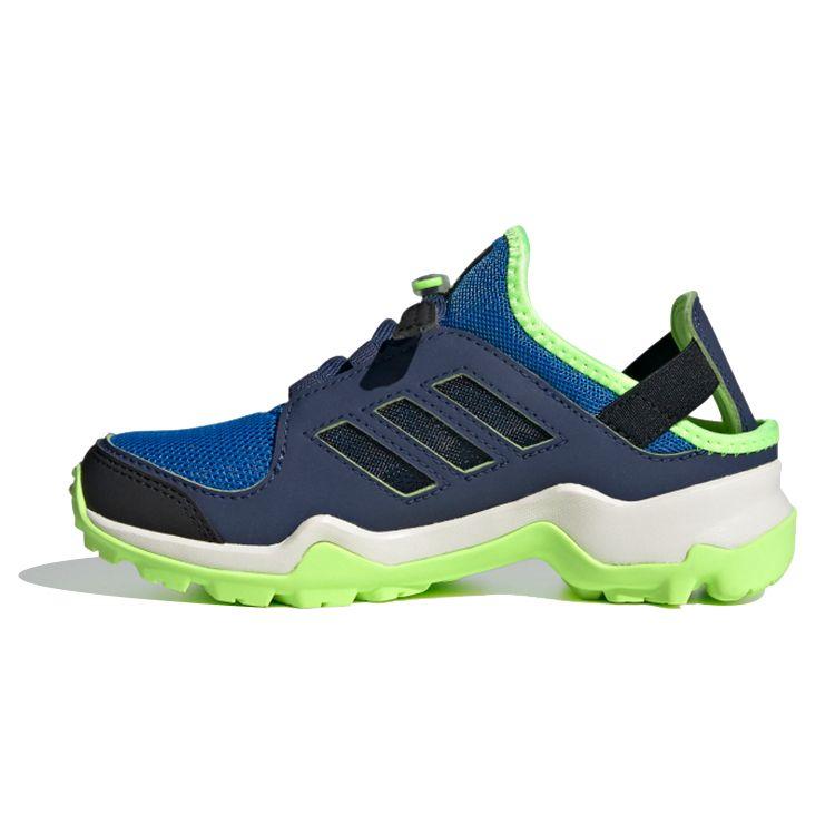 Adidas Hydroterra Sandals Terrex K Comfortable Versatile Non-Slip Shock Absorbing Breathable Low Top Outdoor Shoes Kids Sandals Blue Green EE8465