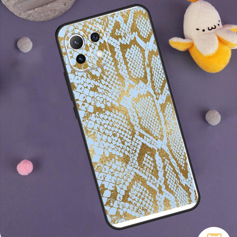 Snake Skin Case For Xiaomi 15 14 Ultra 13T 14T 15T 17 Pro Max POCO F8 Ultra F5 F6 F7 X5 X6 X7 Pro Cover